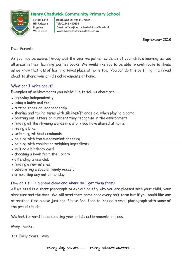 Parent Letter To Child Template from www.henrychadwick.staffs.sch.uk